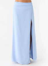 Remee Maxi Skirt - Blue