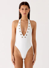 Jovi One Piece Swimsuit - White
