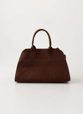 Twilight Drift Faux Suede Bag - Espresso